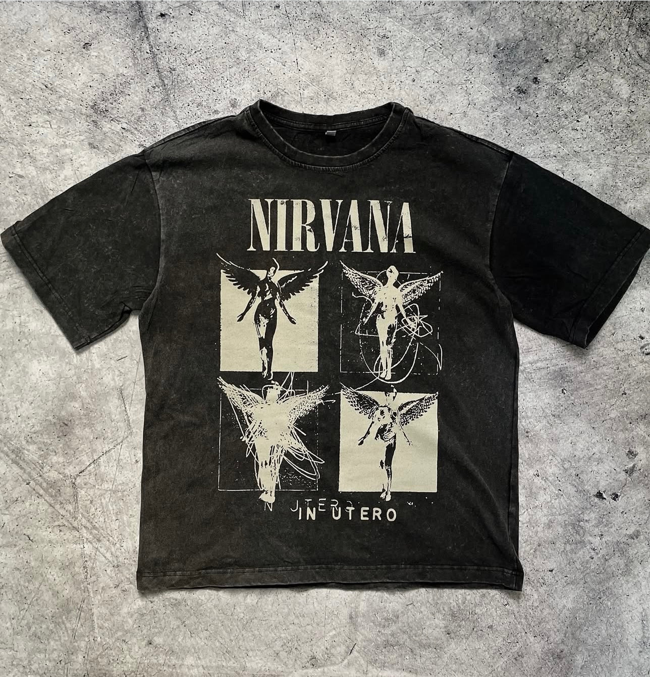 Washed black Nirvana