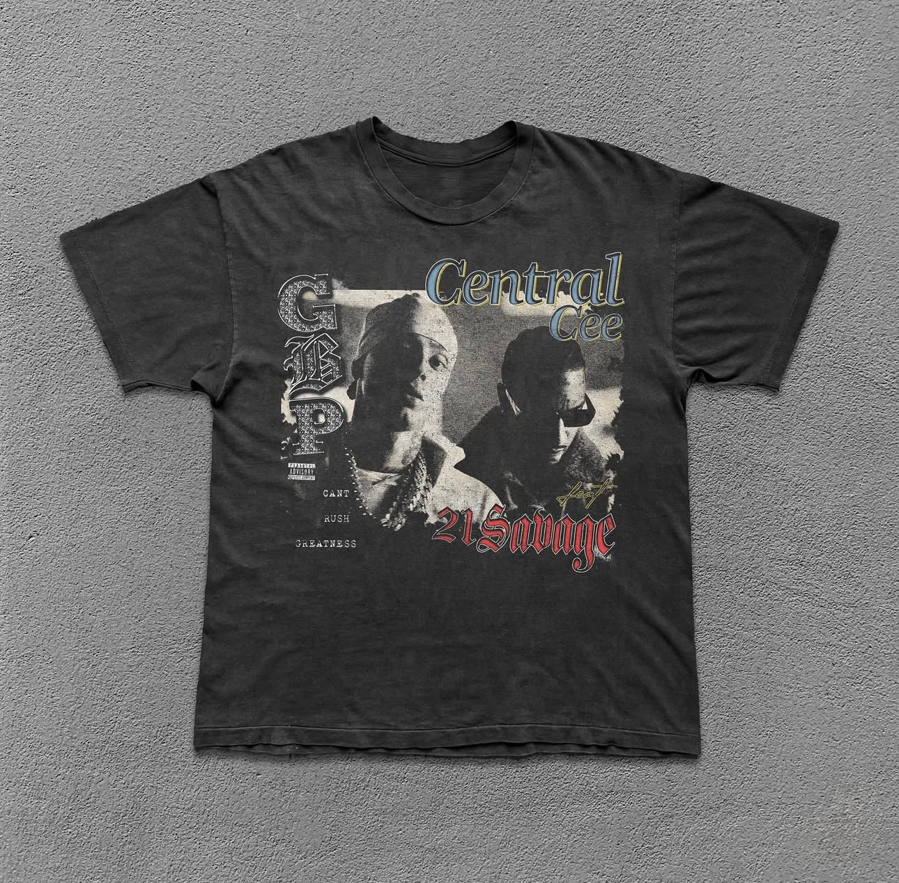Central cee washed T-shirt