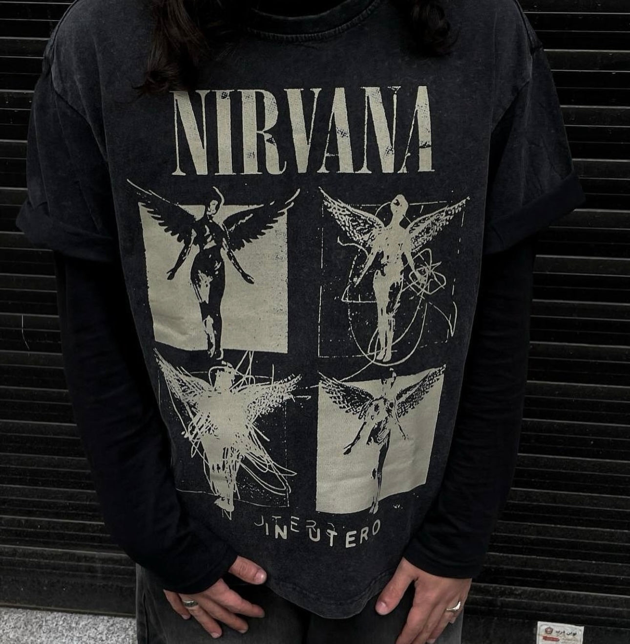 Washed black Nirvana