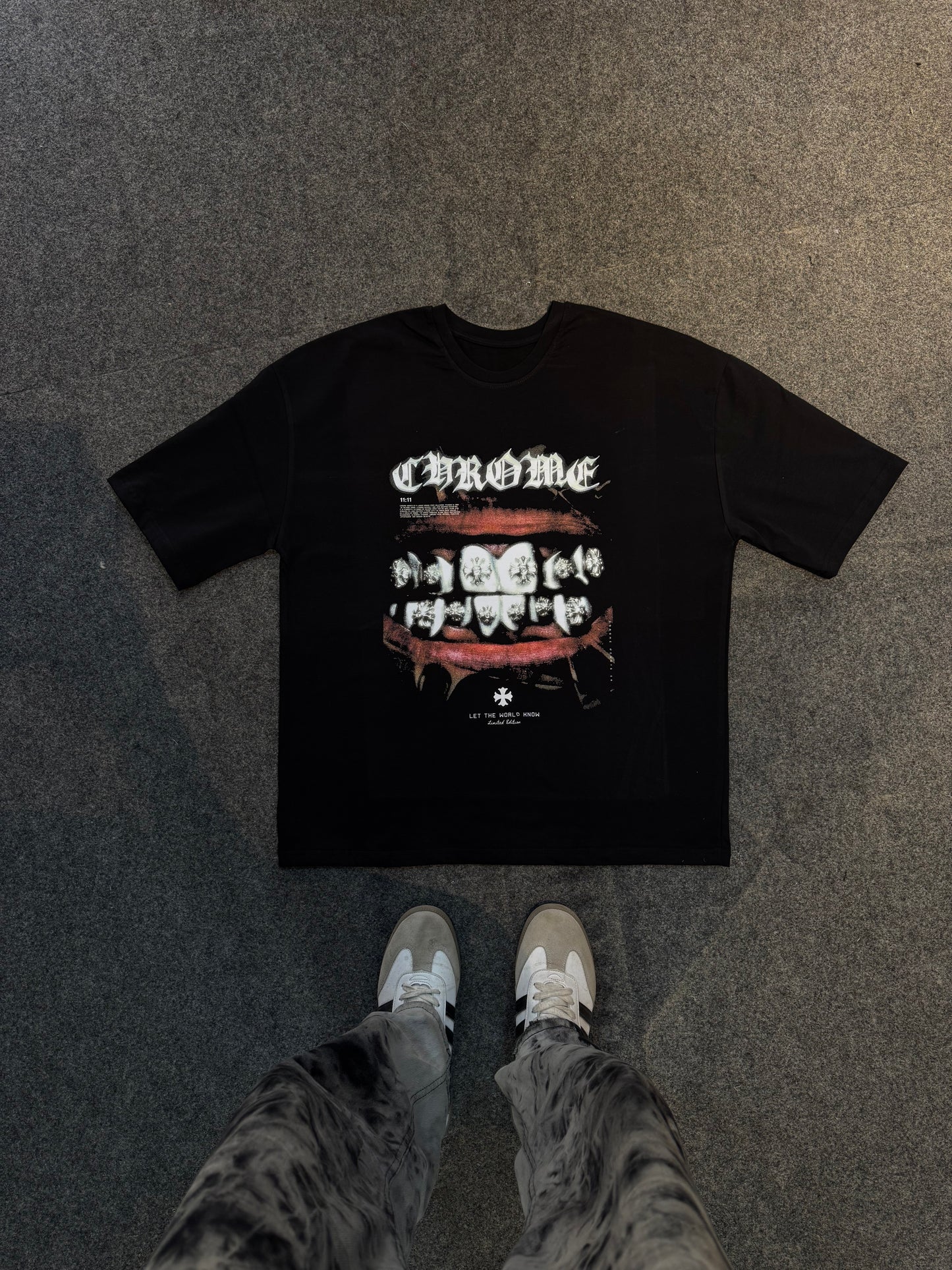 Heavy black T-shirt