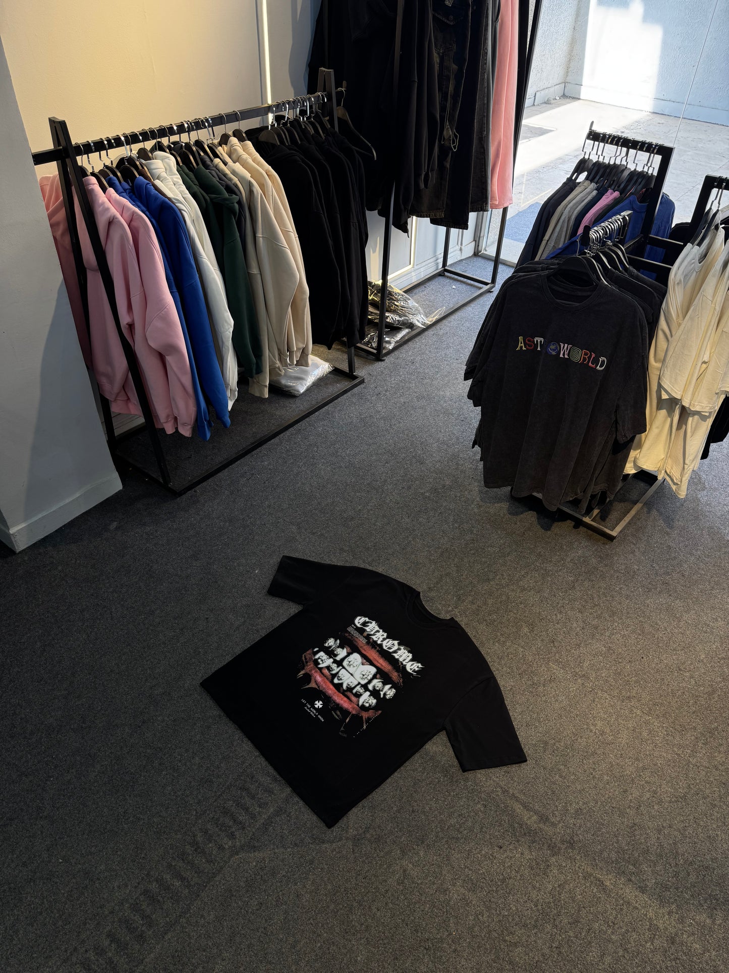 Heavy black T-shirt