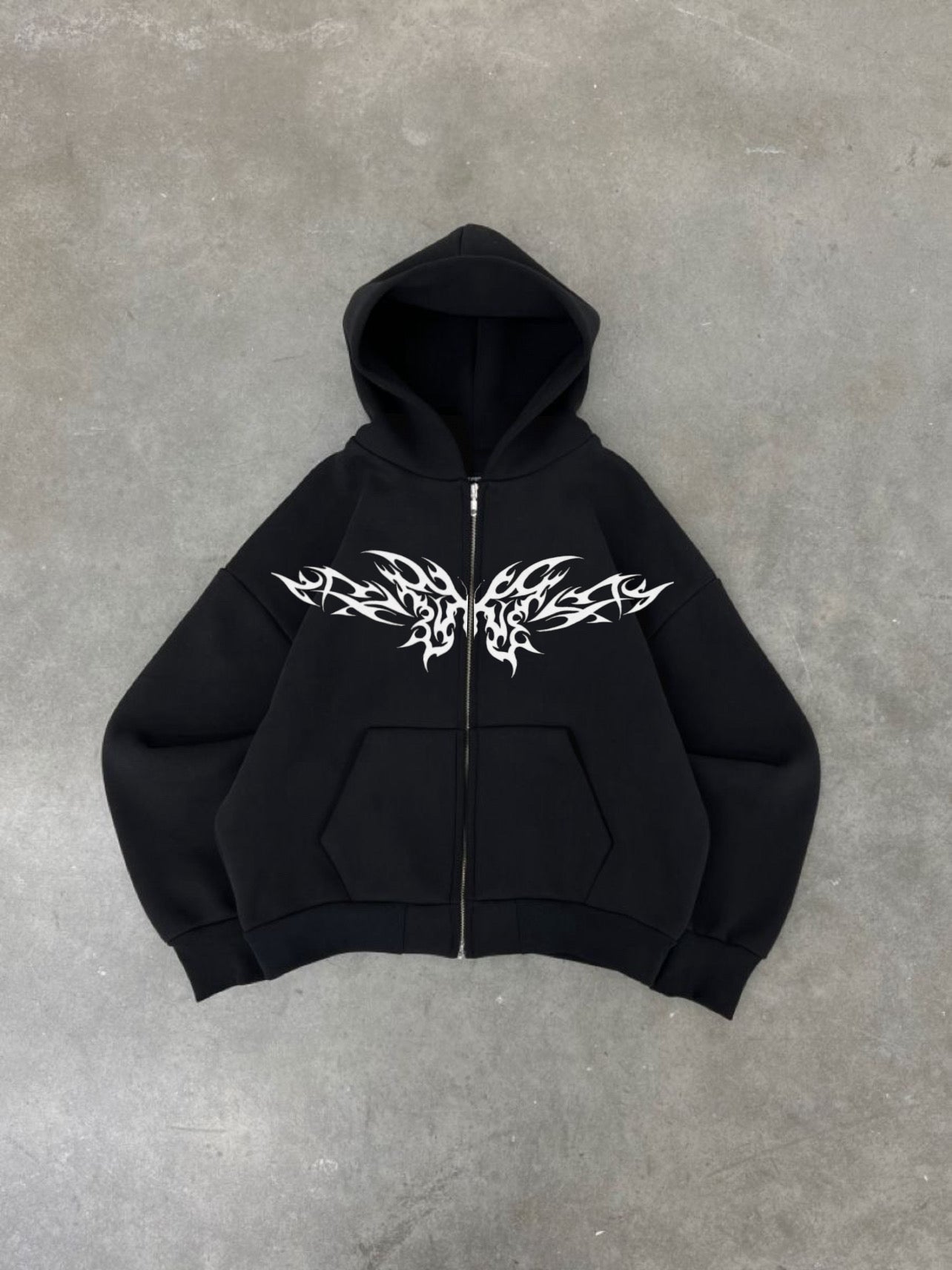 Butterfly zipper