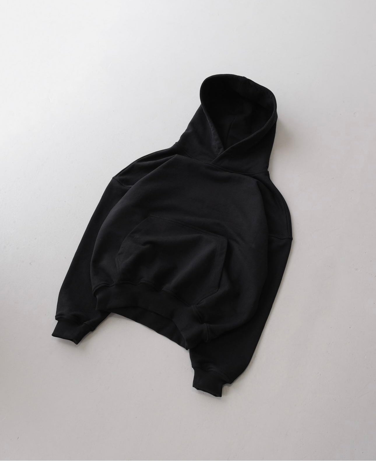 Basic Boxi hoodie fit