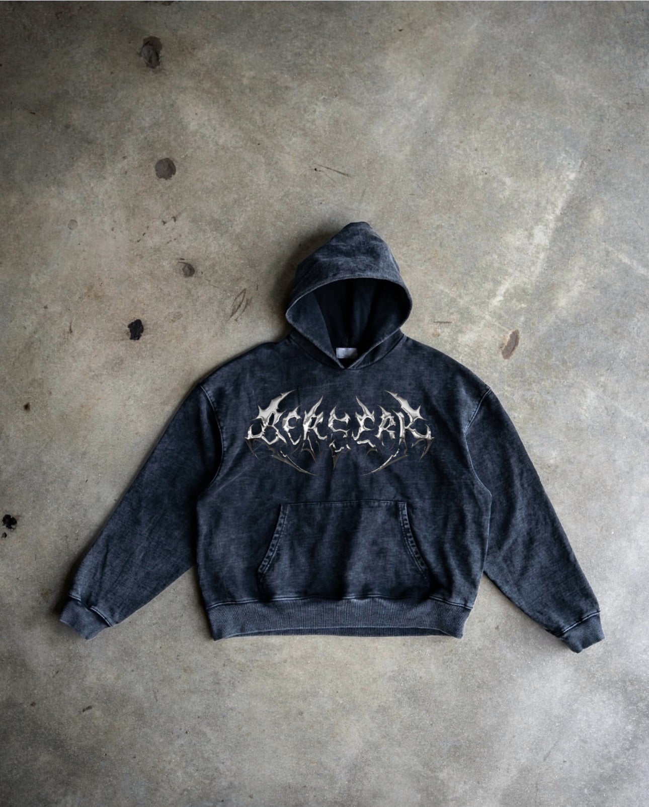 Berserk washed hoodie