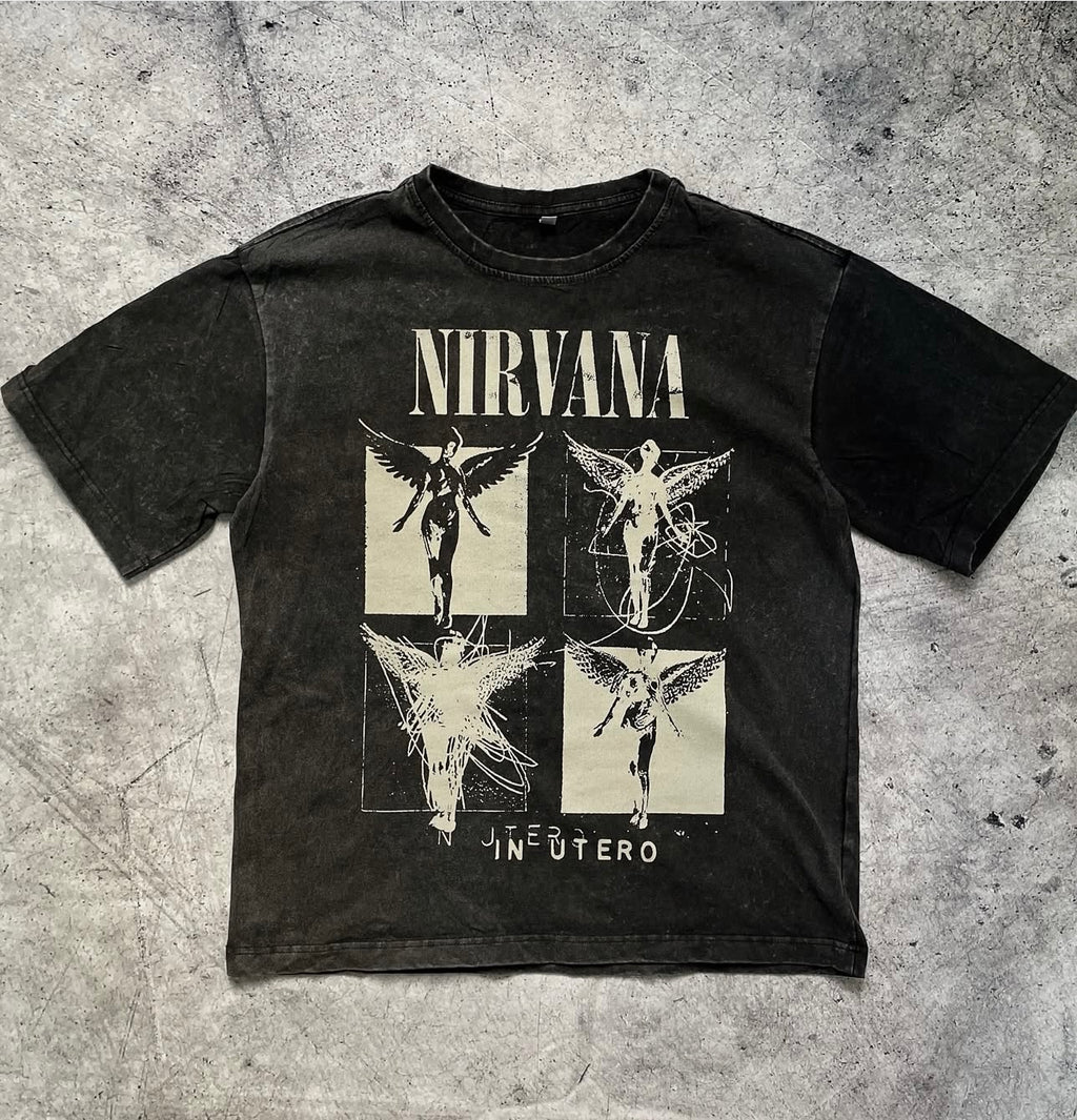 Washed black Nirvana