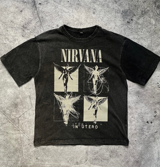 Washed black Nirvana