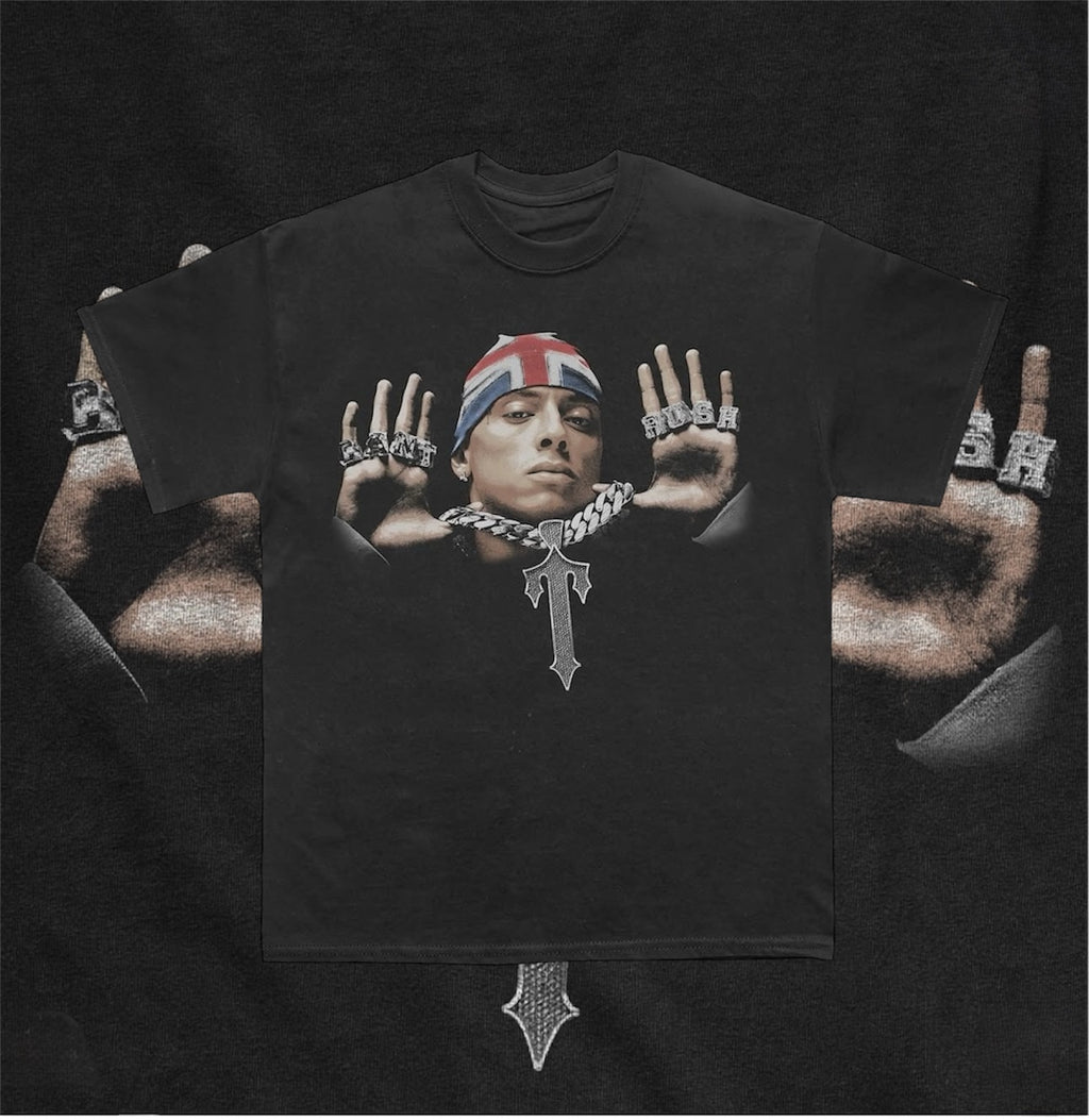Central cee black T-shirt