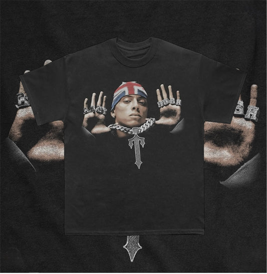 Central cee black T-shirt
