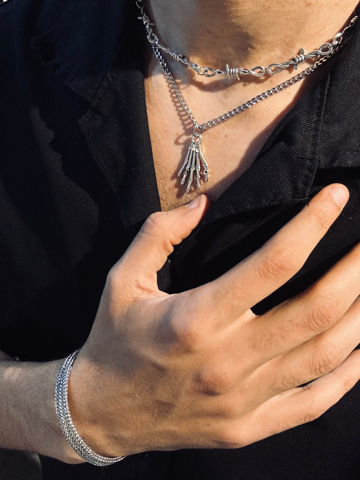 Set Gothic necklace