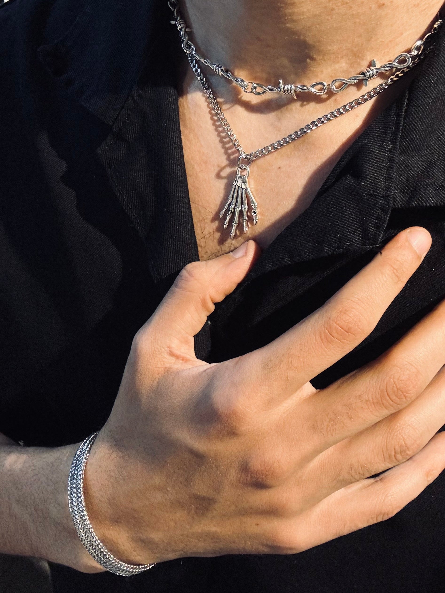 Set Gothic necklace