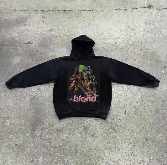 Blond hoodie