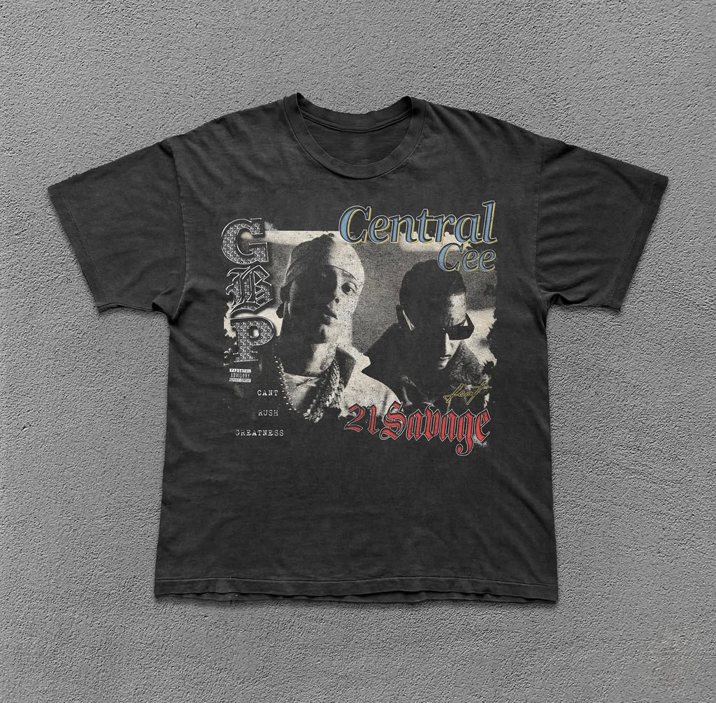 Central cee washed T-shirt