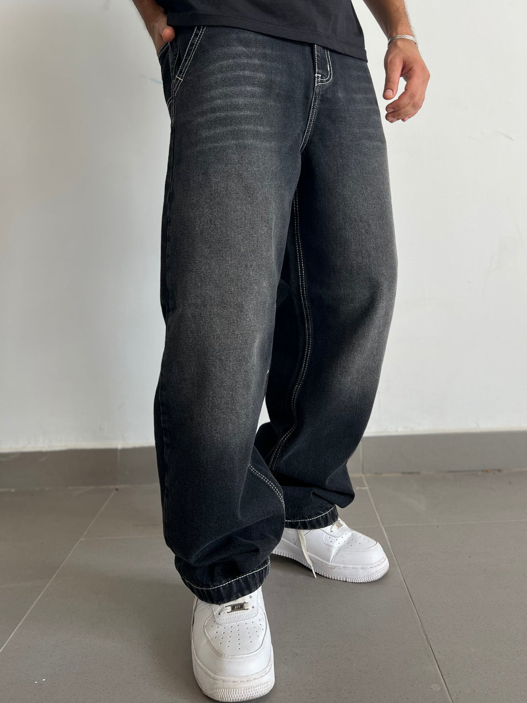 Black baggie jeans
