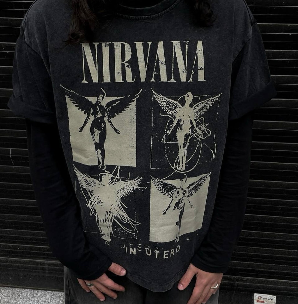 Washed black Nirvana