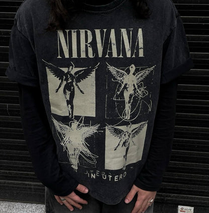 Washed black Nirvana