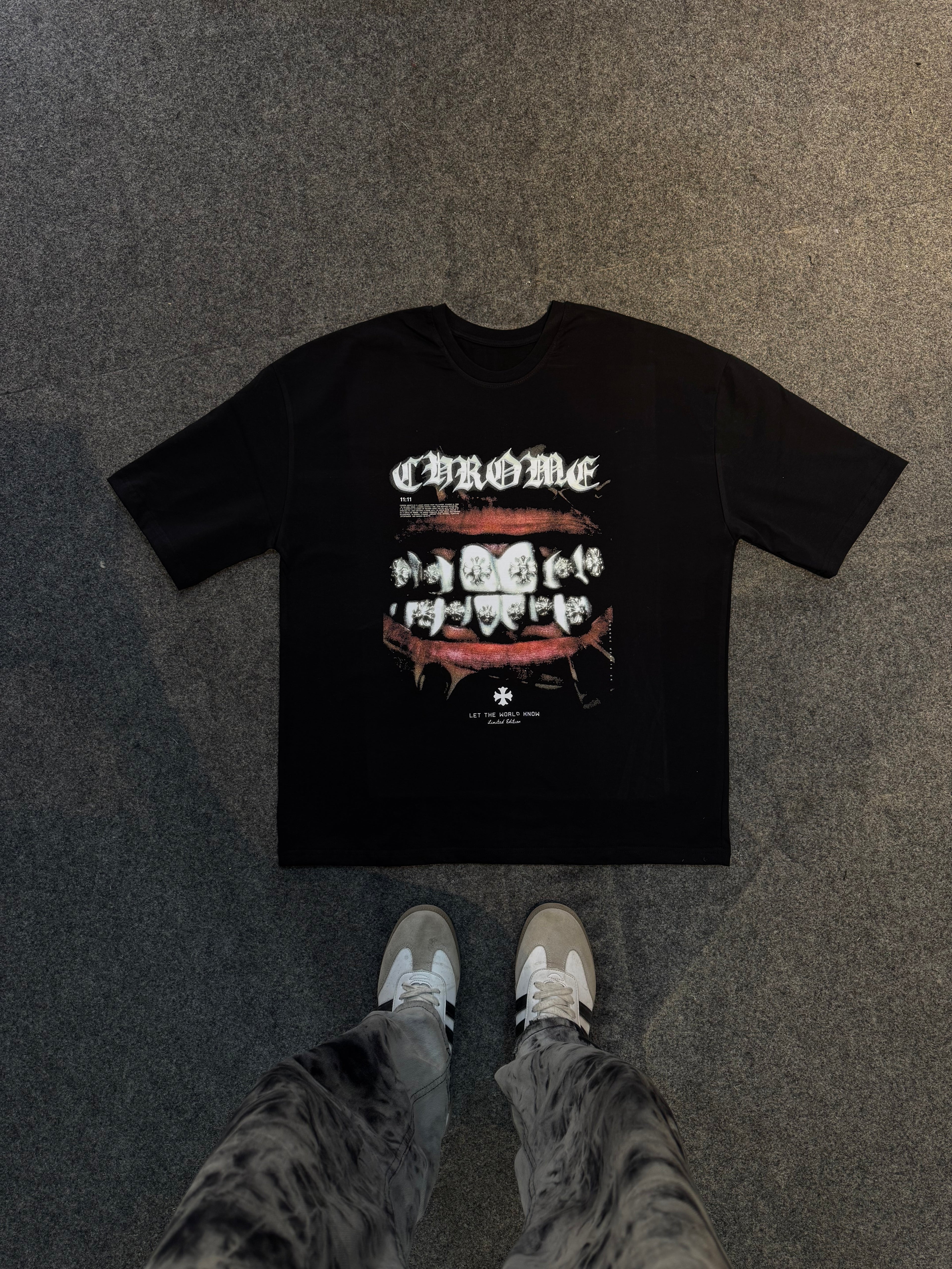 Heavy black T-shirt