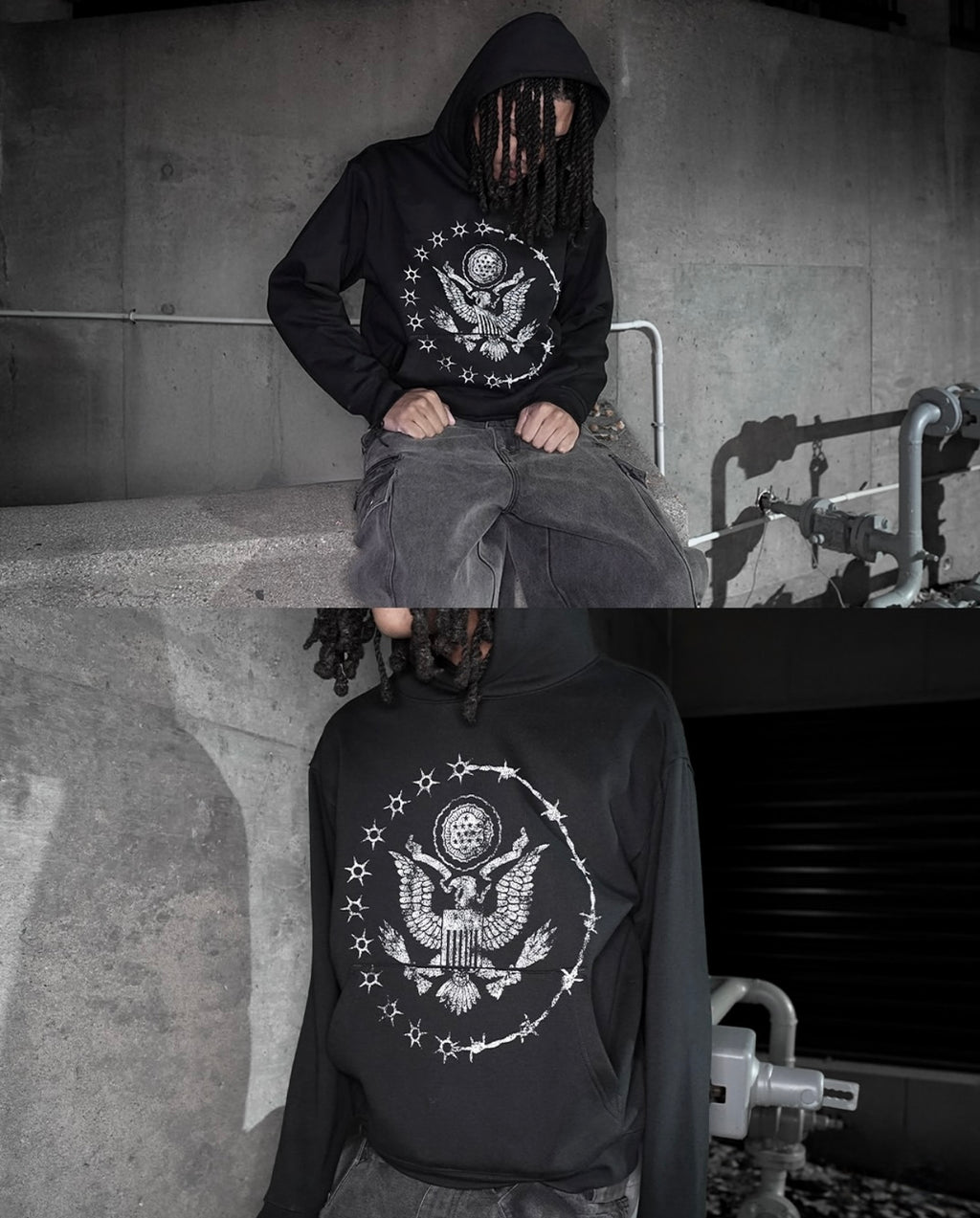 •	Black Eagle Hoodie