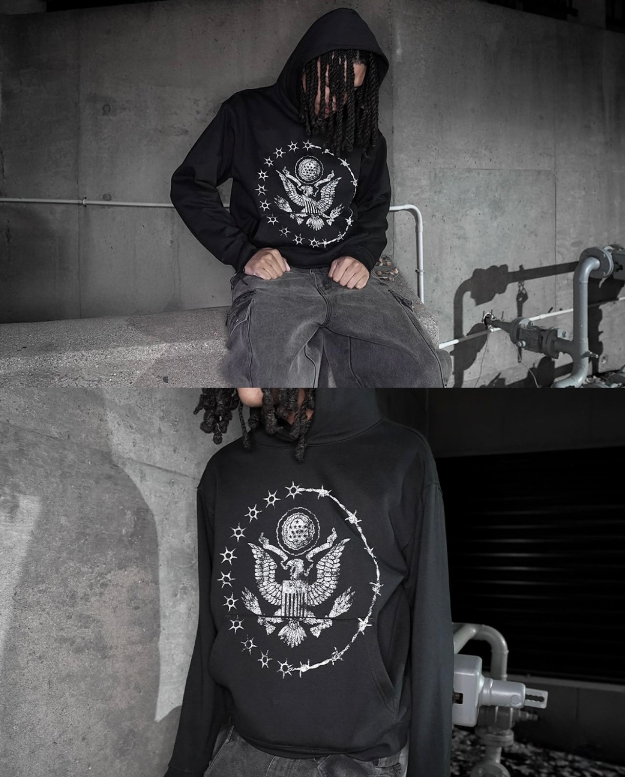 •	Black Eagle Hoodie