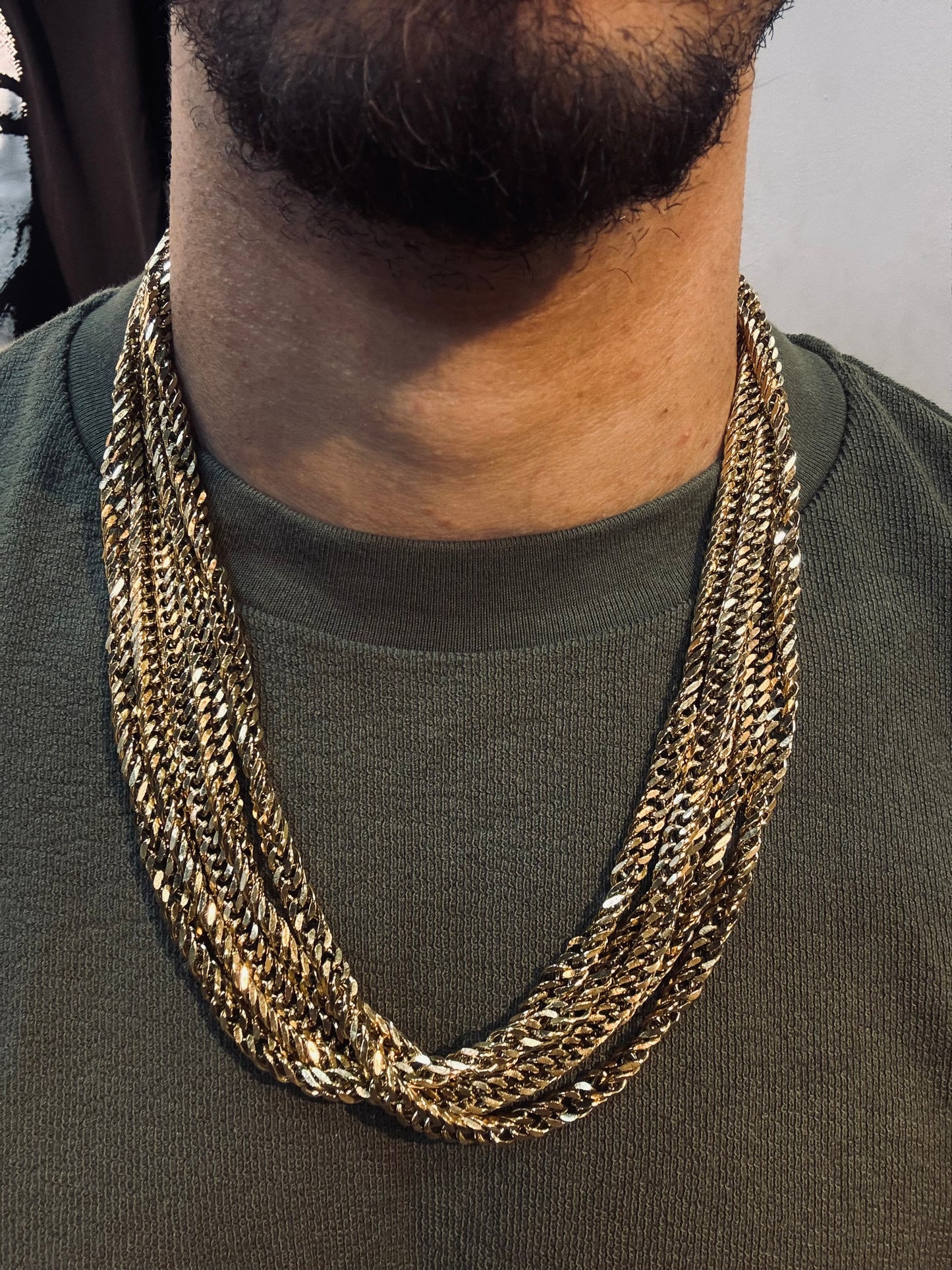 Stainless gold chain