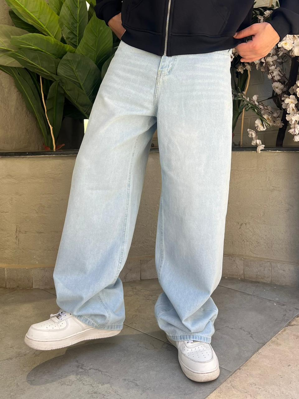 Iced baggie jeans