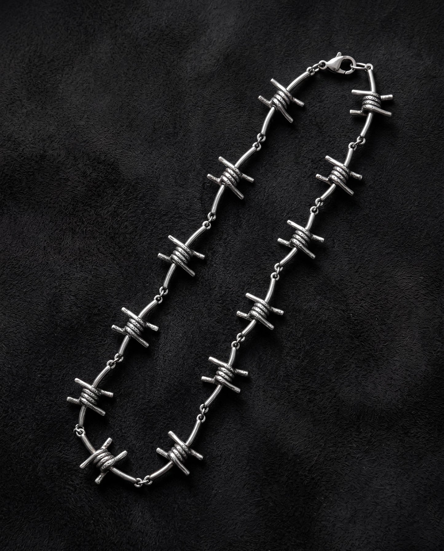Wire necklace and bracelet