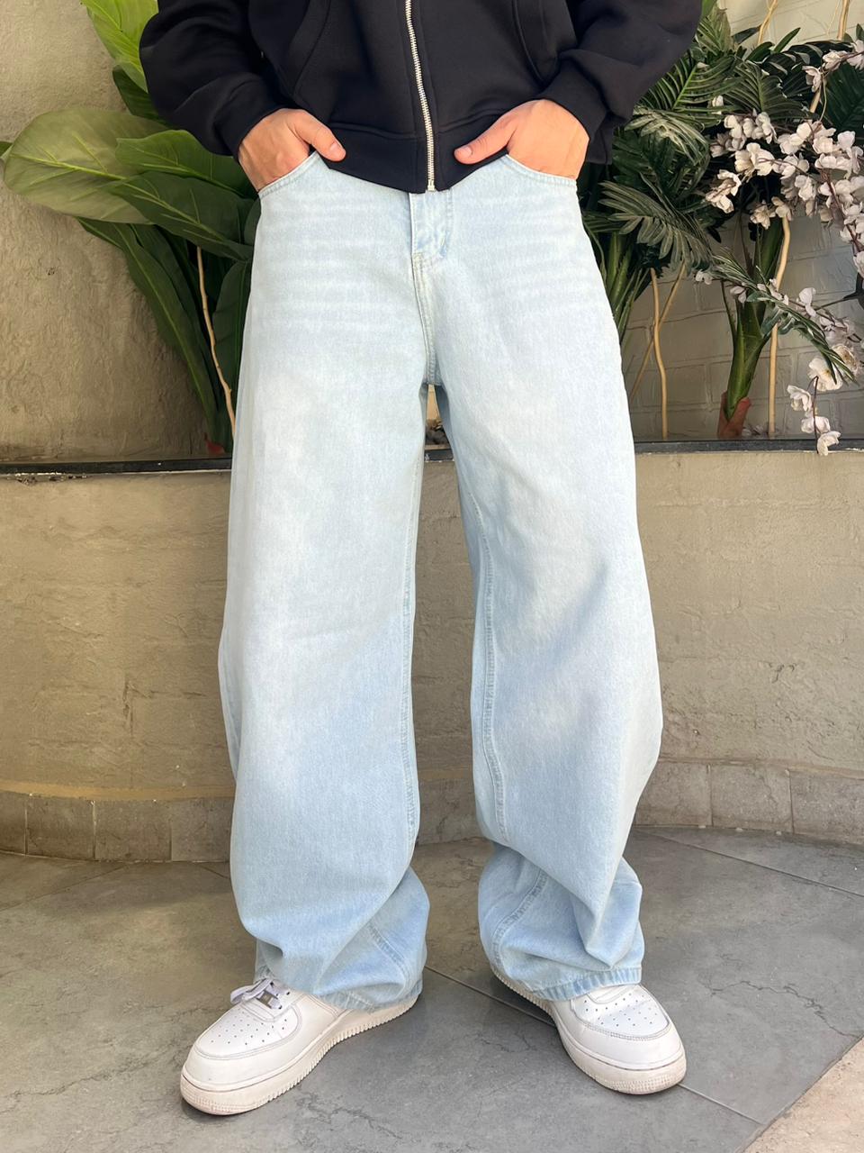 Iced baggie jeans
