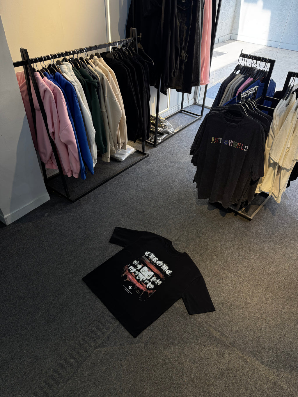 Heavy black T-shirt