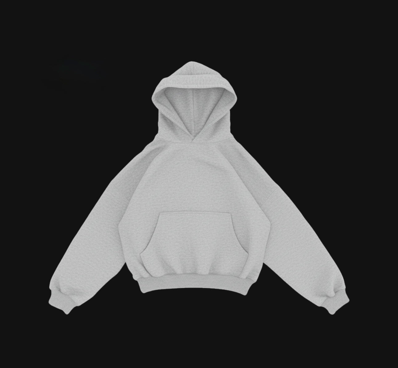 Light gray Boxi hoodie