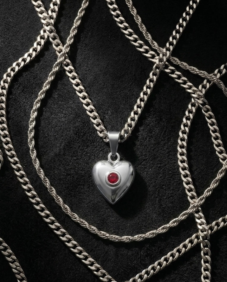Silver heart
