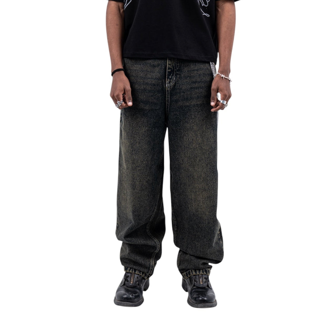 Dirty baggie jeans