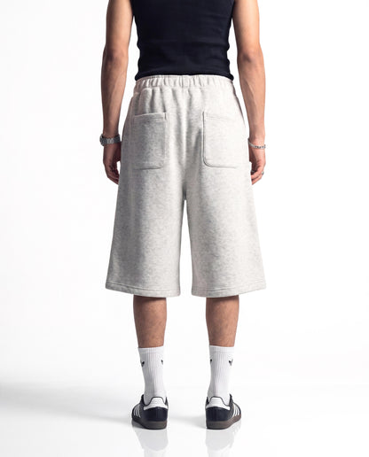 Black and light gray cozy shorts