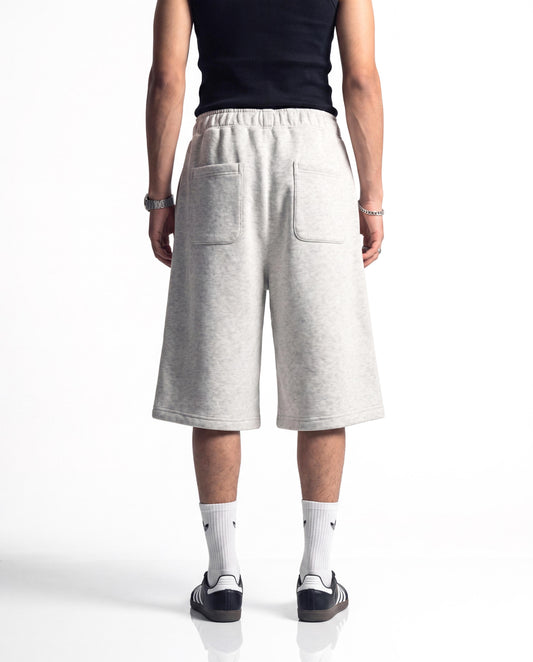 Black and light gray cozy shorts
