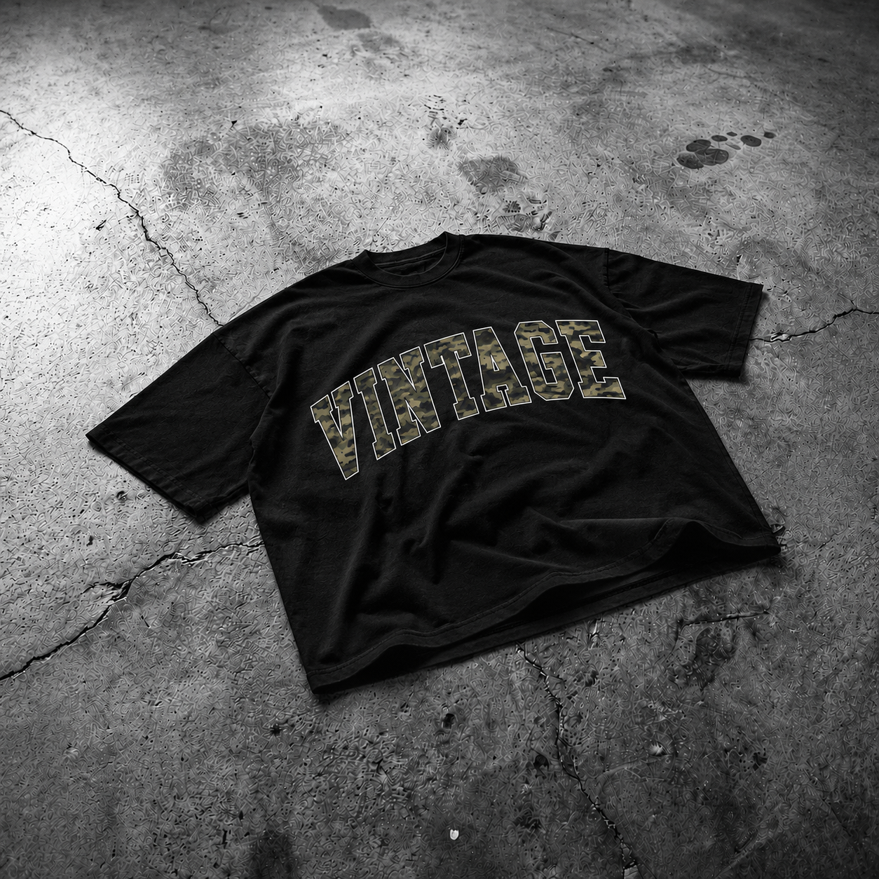 Vintage Commo boxi tee