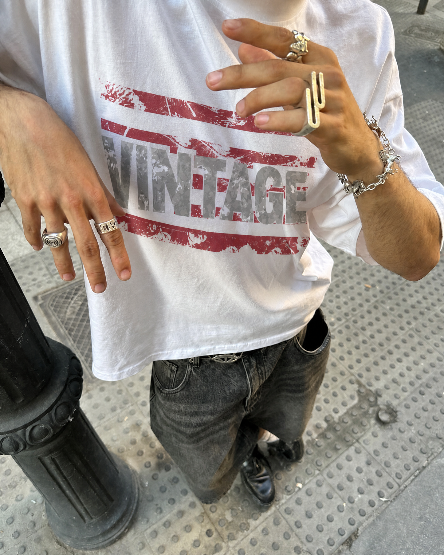 Vintage camo tee