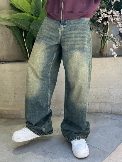 Dirty baggie jeans