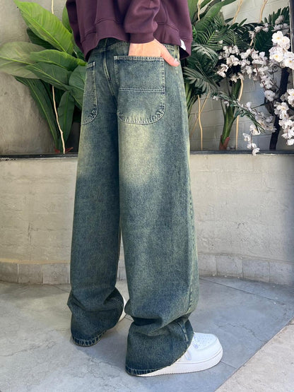 Dirty baggie jeans