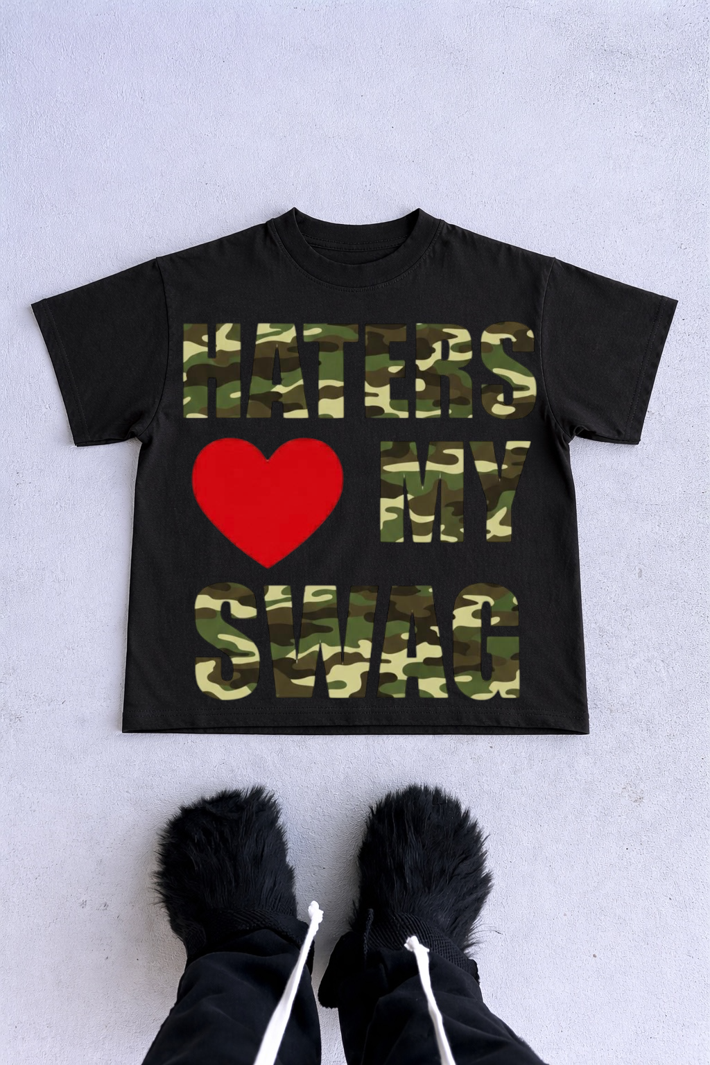 haters love my swag